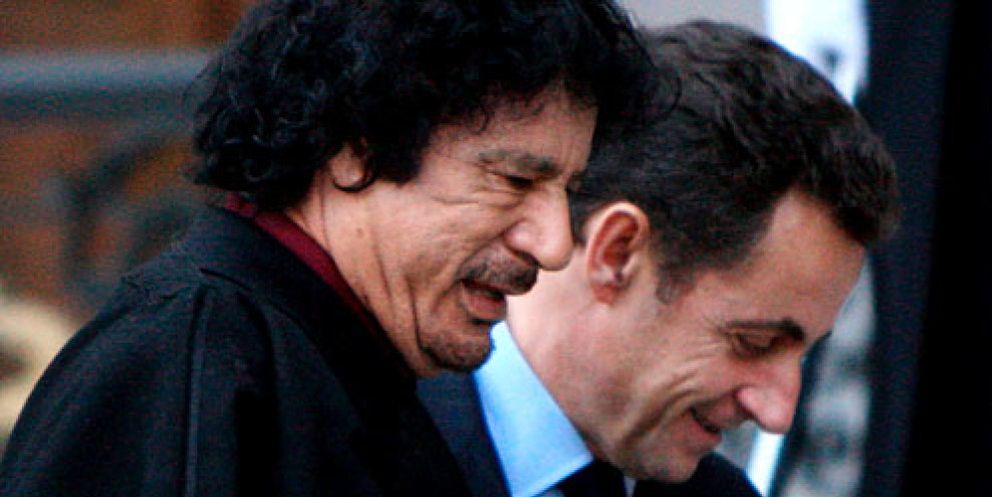 Foto: Un documento prueba que Gadafi financió la campaña de Sarkozy