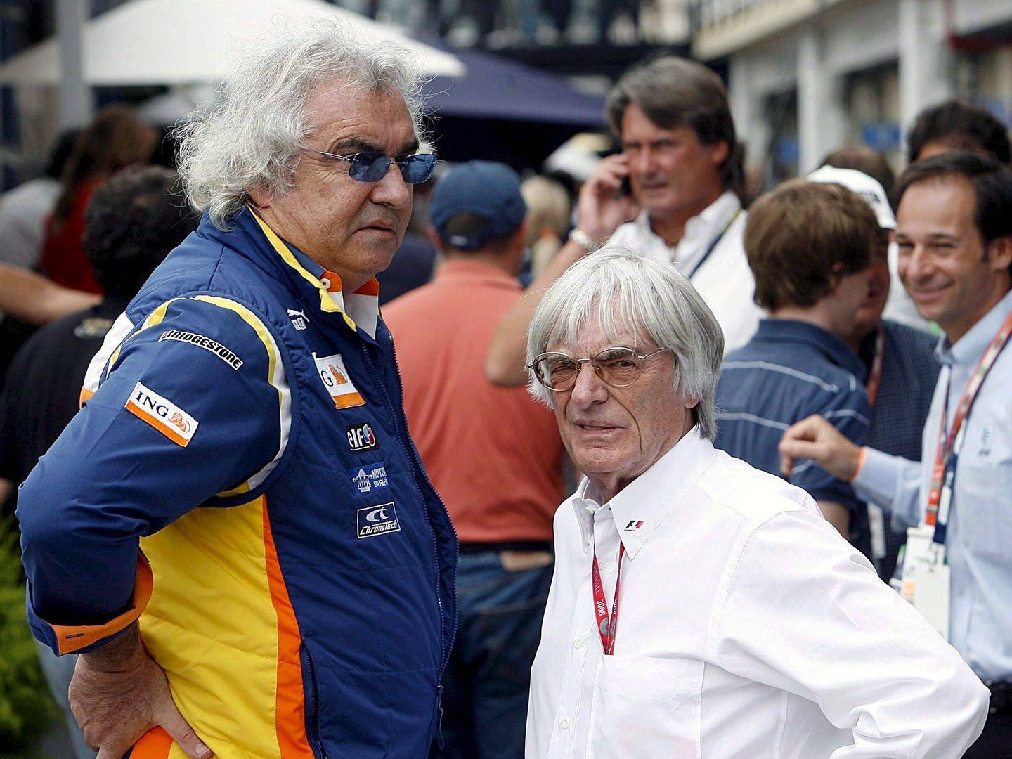 Flavio Briatore sabía como Bernie Ecclestone de la importancia de las 'zonas grises en los contratos (EFE/Antonio Lacerda)