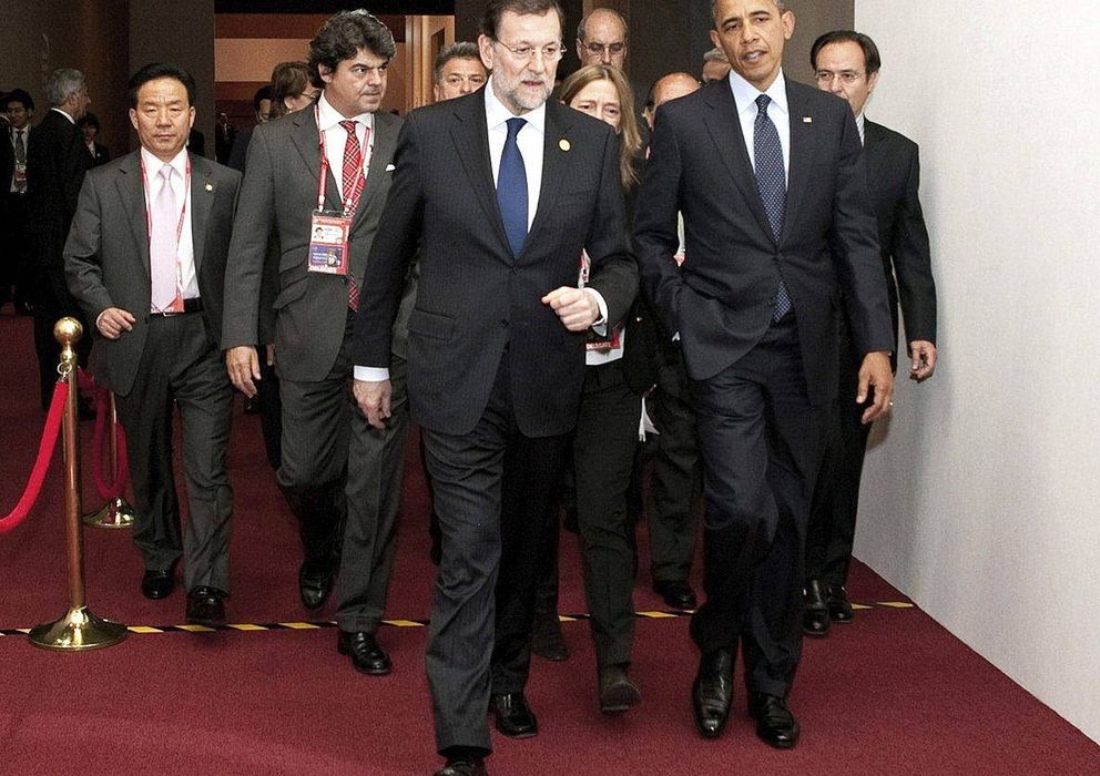 Foto: Rajoy y Obama, durante la II Cumbre de Seguridad Nuclear celebrada el pasado marzo (Efe)