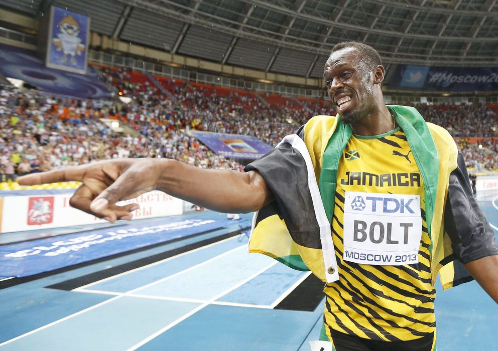 Foto: Usain Bolt en el pasado mundial de Moscú.