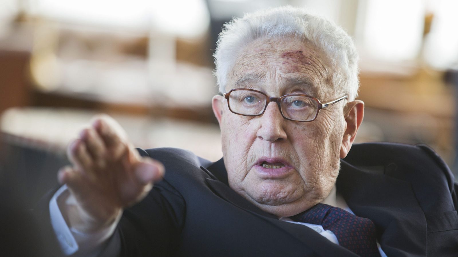 Foto: Henry Kissinger en su 90 cumpleaños