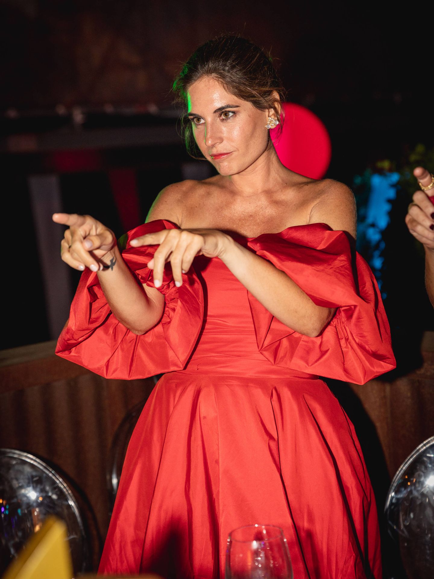 Lourdes Montes, bailando durante la gala. (Cortesía Starlite)