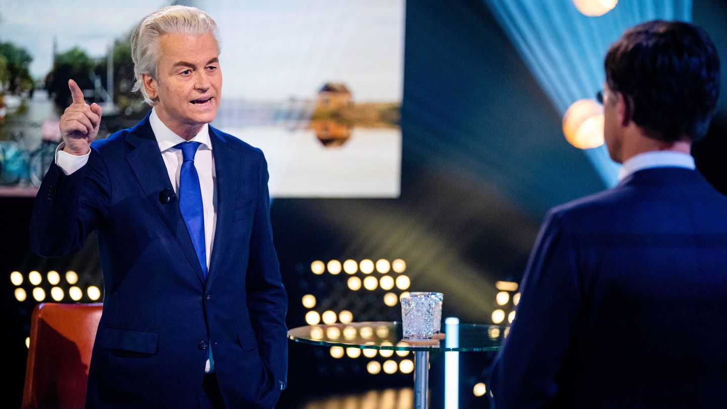 Geert Wilders junto a Mark Rutte. (EFE)