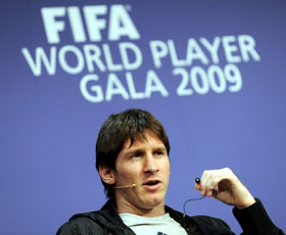 Foto: Messi es elegido "Mejor Futbolista Mundial 2009"