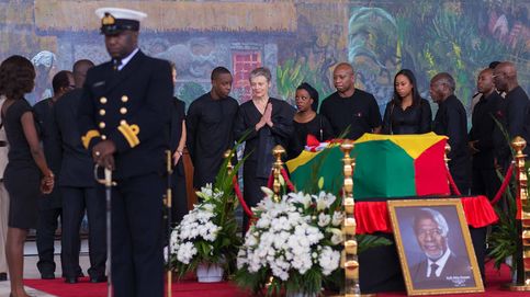 Las lágrimas de la princesa Mette Marit en el funeral de Kofi Annan
