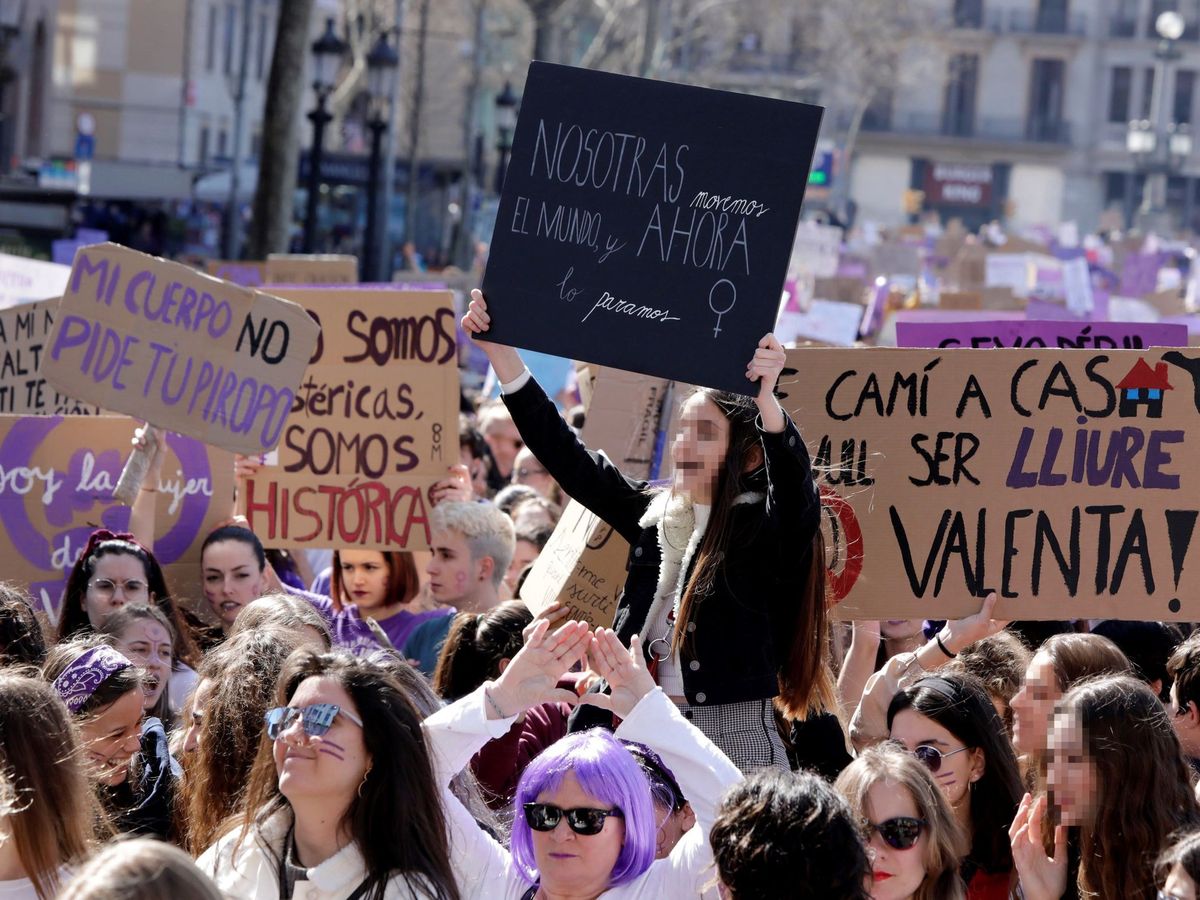 Foto: Vista de una manifestación feminista.(EFE)