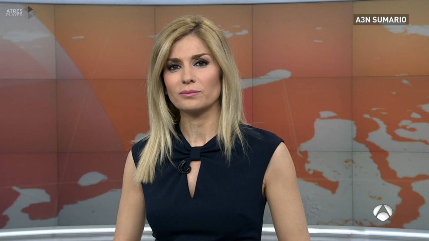 Sandra Golpe, presentadora de 'Antena 3 noticias 1'.