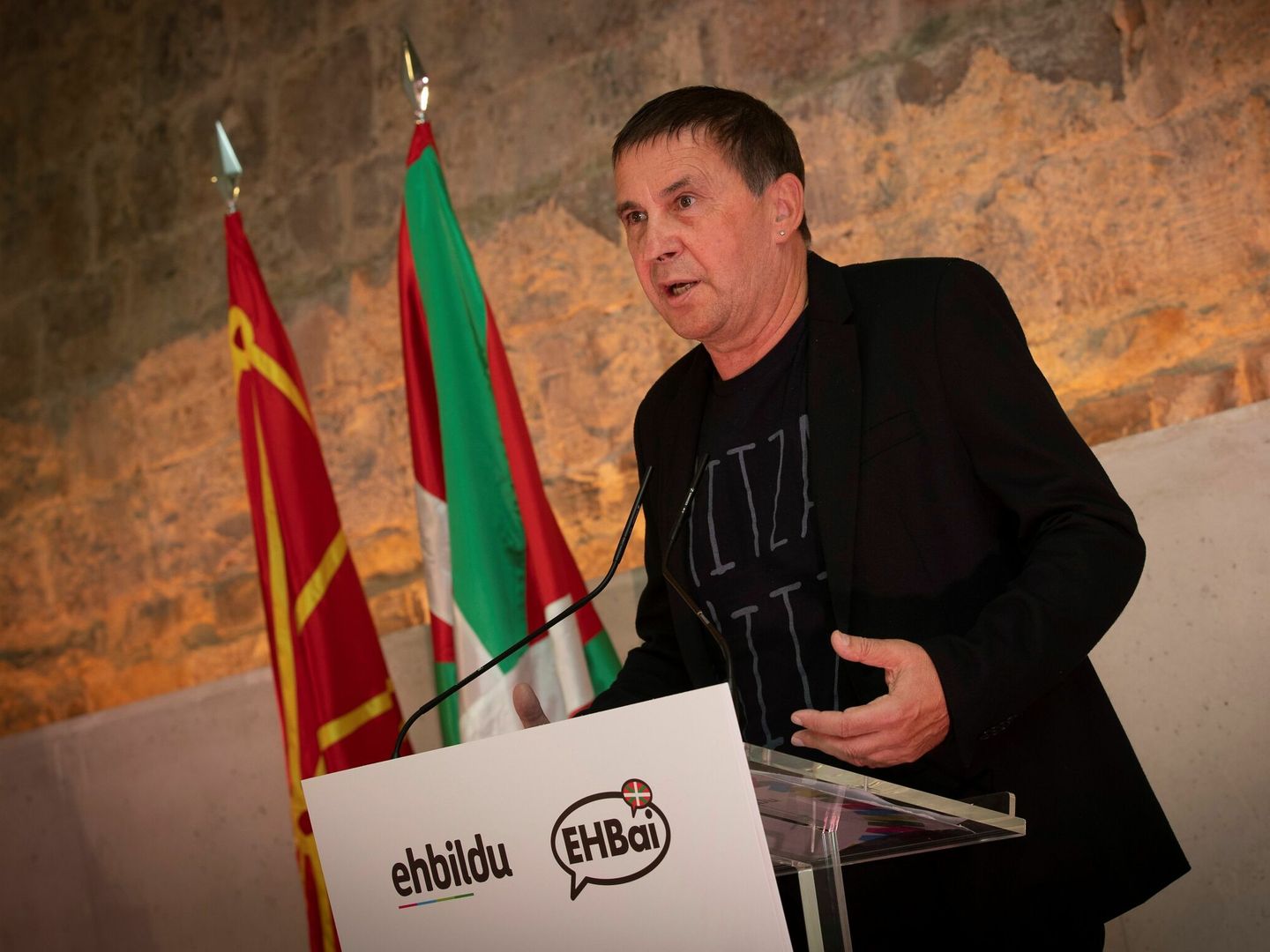 El coordinador general de EH Bildu, Arnaldo Otegi. (EFE/Villar López)