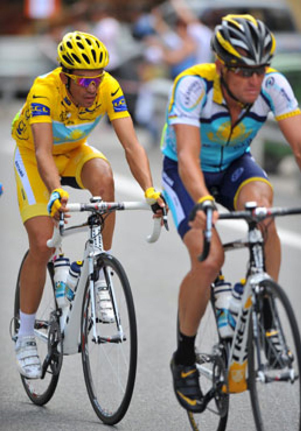 Foto: Armstrong confirma que nunca tuvo buenas relaciones con Contador