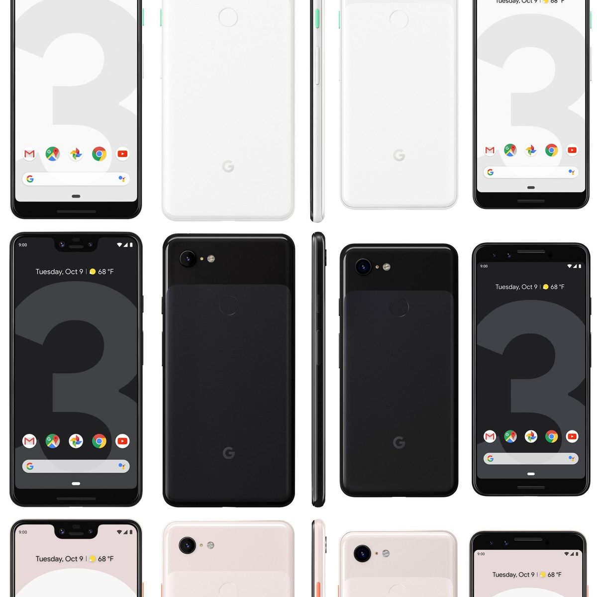 Cargador Inalámbrico Google Pixel 3, Pixel 3xl - Blanco