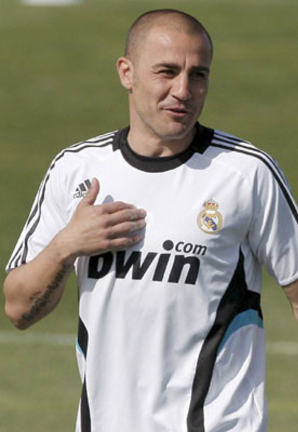Foto: Cannavaro dice que no puede esperar al Real Madrid porque quiere ir al Mundial