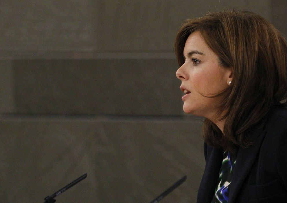 Foto: La vicepresidenta del Gobierno, Soraya Sáenz de Santamaría