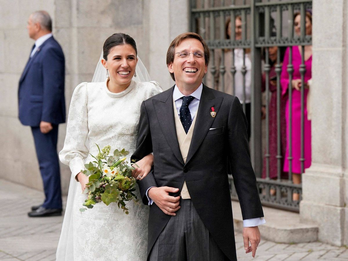 Foto: Teresa Urquijo y Jose Luis Martinez-Almeida el día de su boda. (REUTERS/ Ana Beltran)