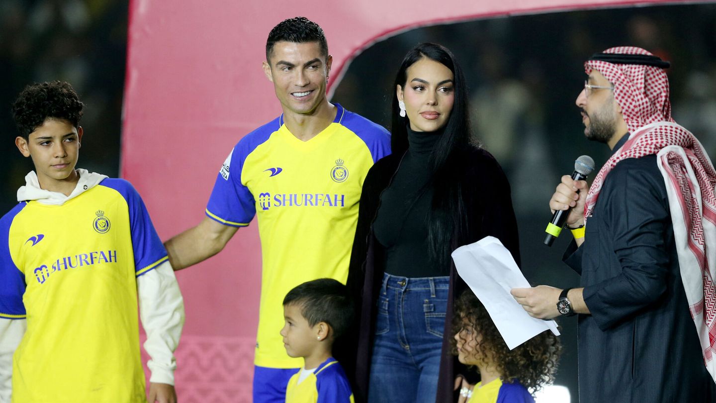 Presentación de Cristiano Ronaldo con el club Al Nassr. (Reuters/Ahmed Yosri)