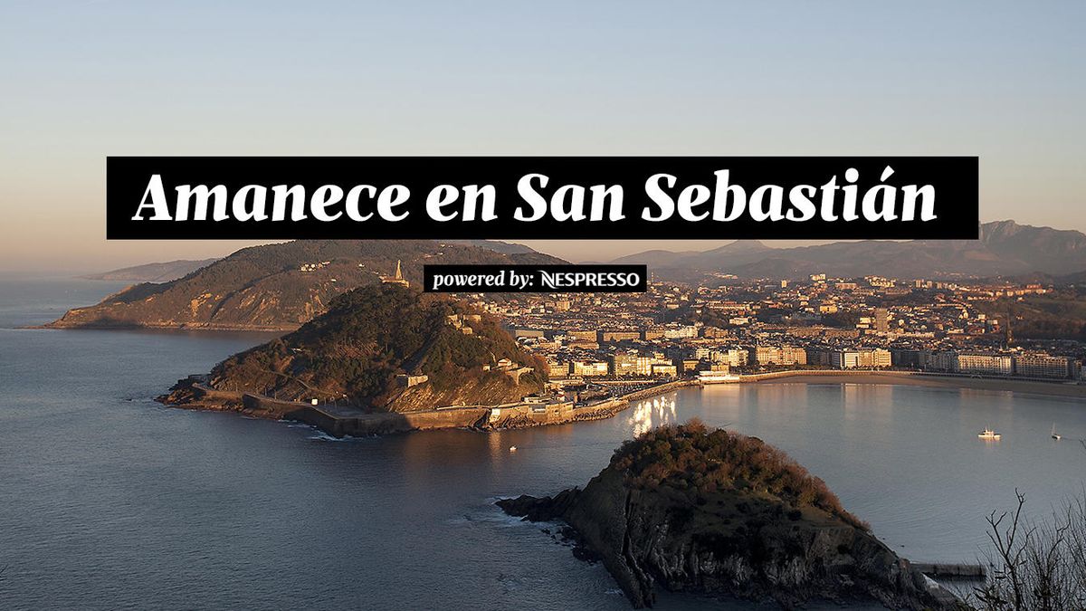 Empieza el día en el monte Igueldo de San Sebastián, buscando en el horizonte el misterioso destello verde