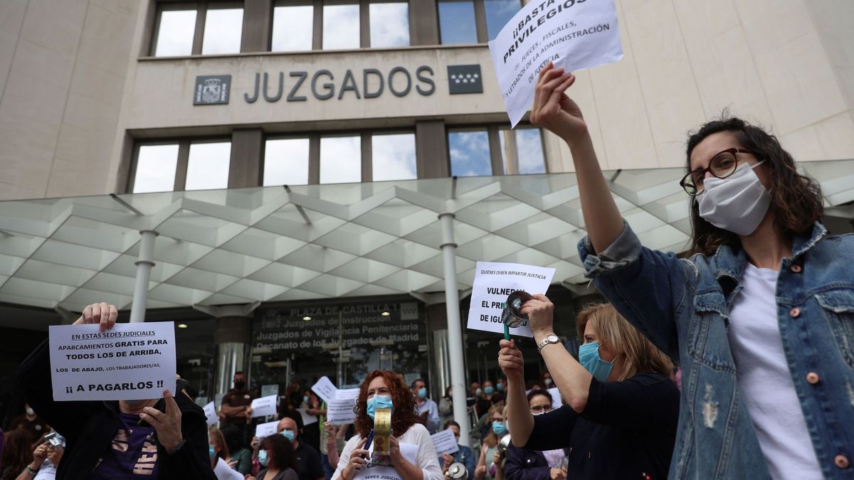 Los sindicatos convocan otra huelga en Justicia para exigir subidas a los funcionarios