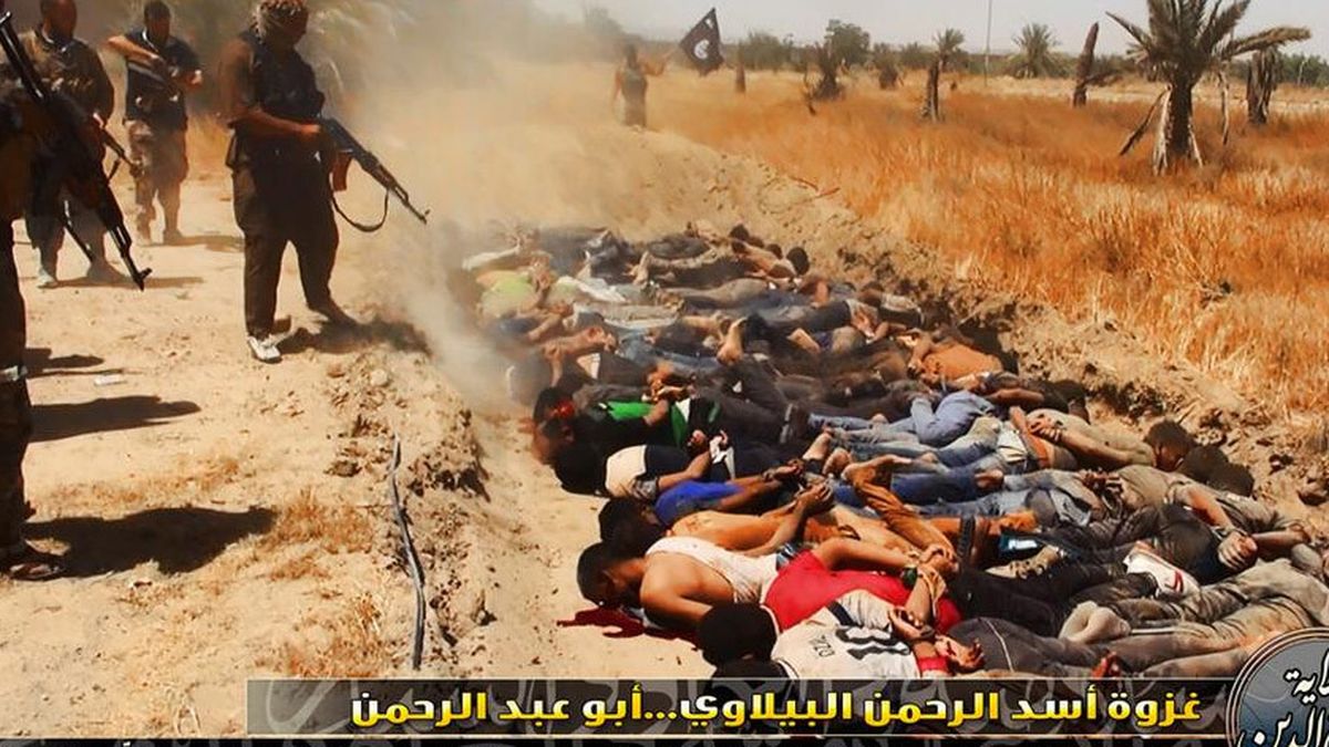El ISIS anuncia en una cuenta de Twitter la ejecución de 1.700 soldados iraquíes
