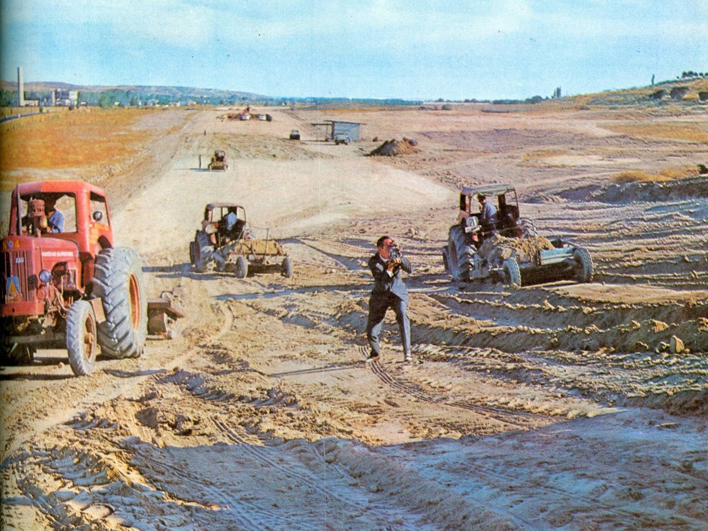 Obras del circuito en 1965. (RACE)