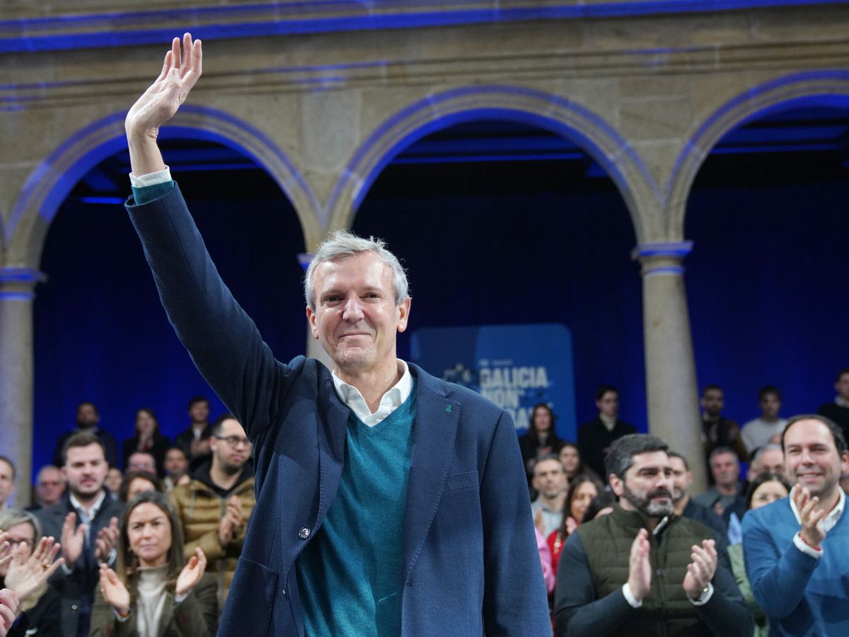 Foto: Alfonso Rueda, proclamado candidato del PP a la Xunta. (EP/Álvaro Ballesteros)