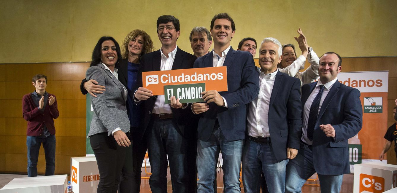 El candidato de Ciudadanos a la Junta de Andalucía, Juan Marín. (Efe)