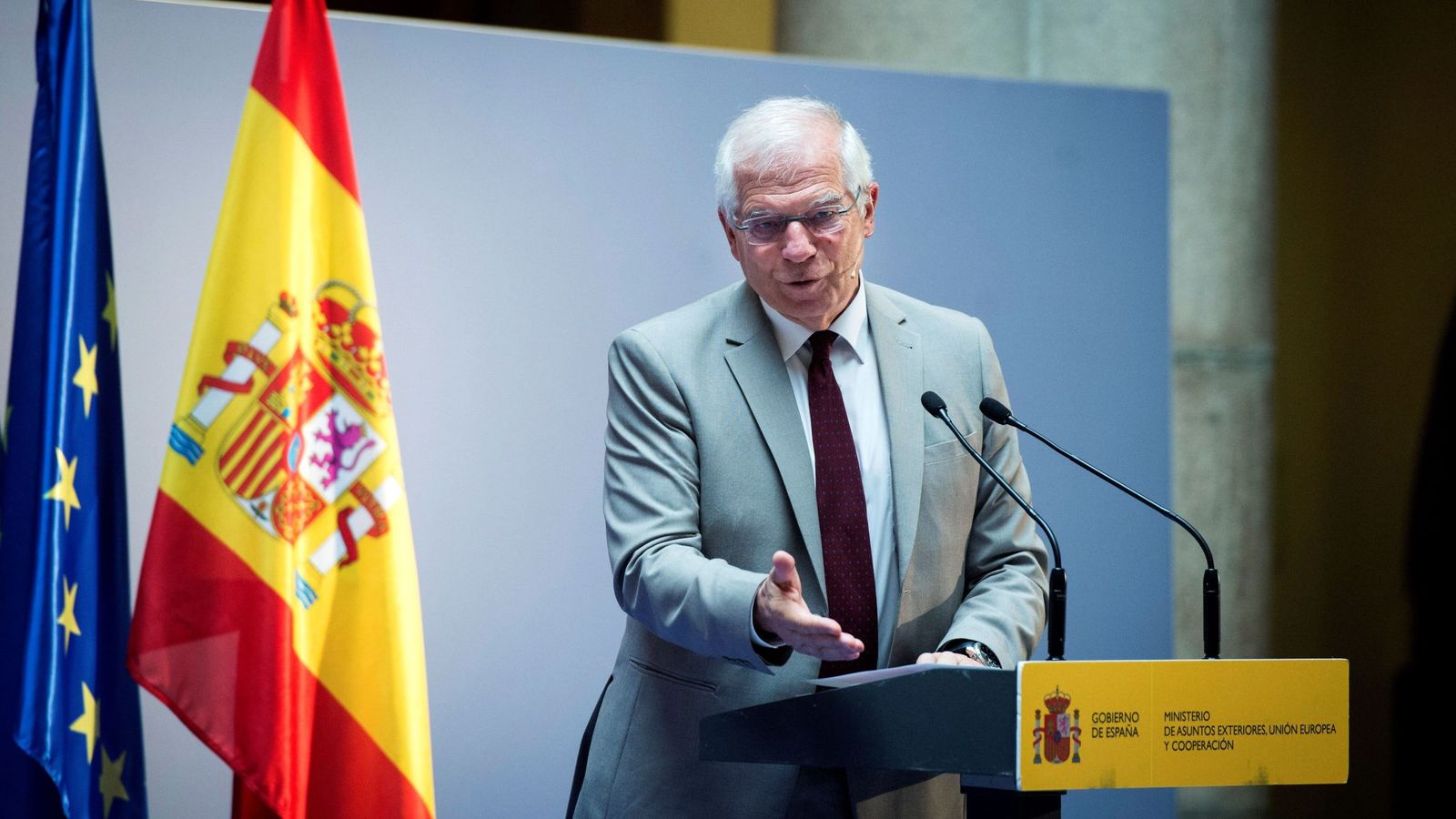 Foto: El ministro de Exteriores en funciones, Josep Borrell, el pasado 21 de junio. (EFE)