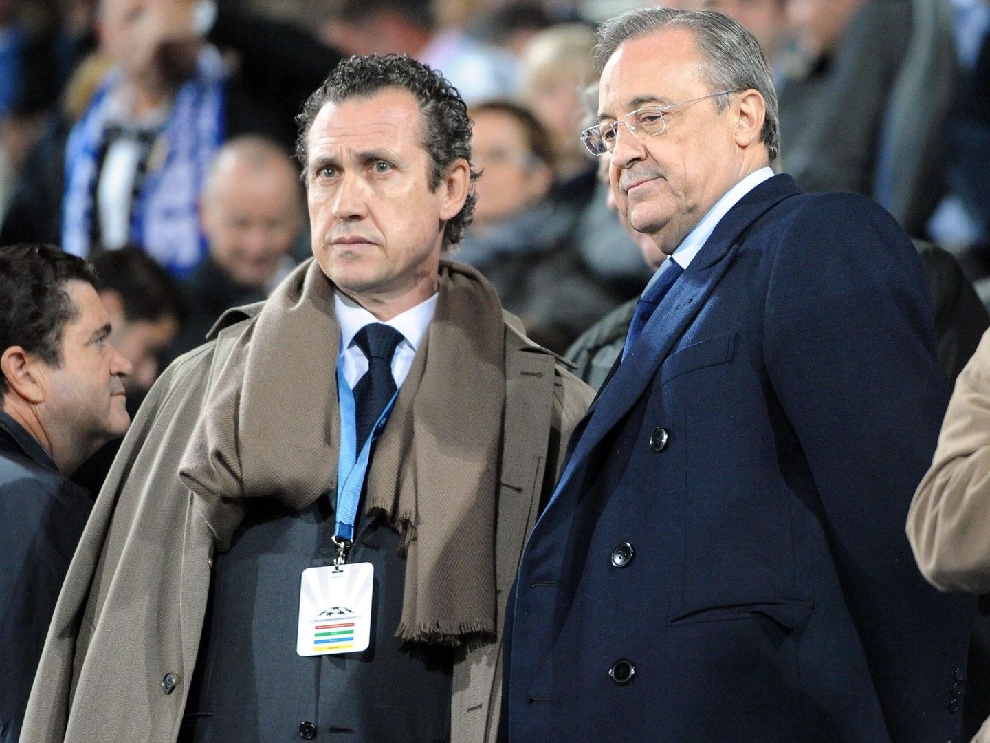 En la imagen, Jorge Valdano junto a Florentino Pérez. (Imago)