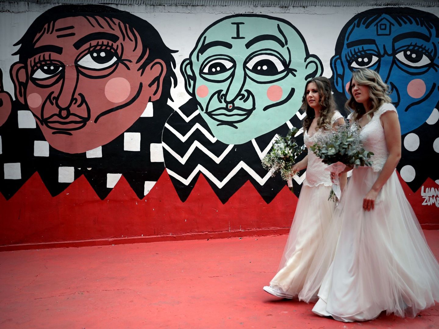 38 parejas homosexuales en una boda colectiva en Sao Paulo (EFE)