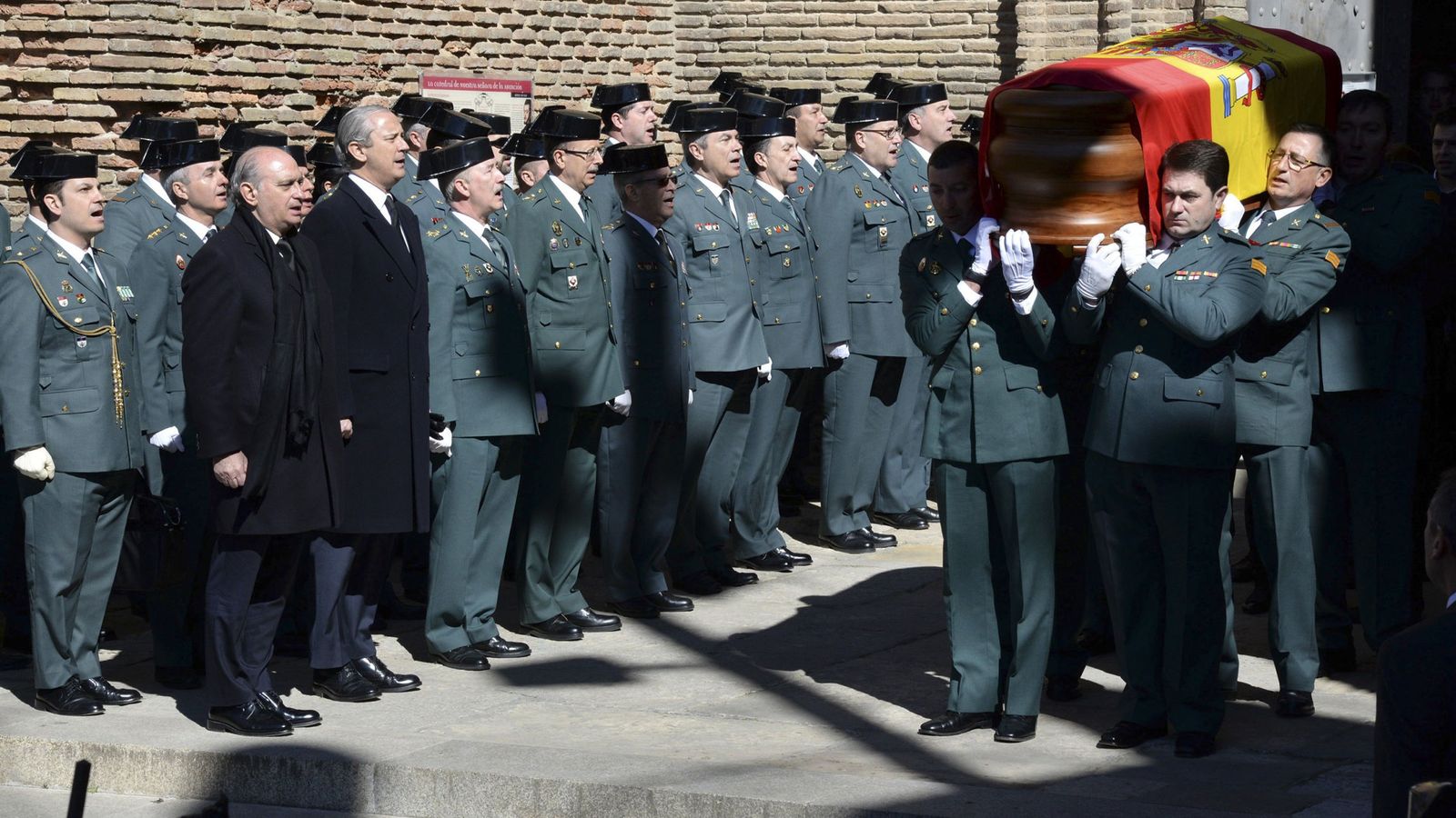 Foto: Imagen del funeral de José Antonio Pérez, el Guardia Civil atropellado (Javier Blasco/Efe)