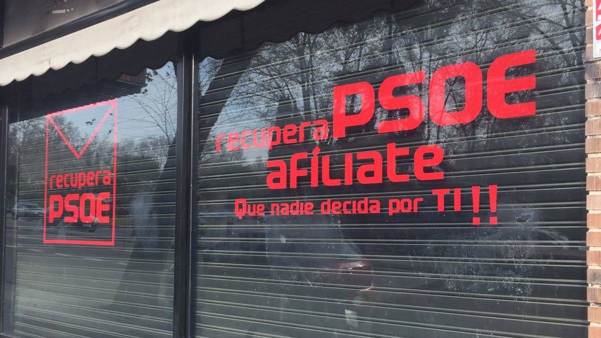 Aparece 'otra' sede del PSOE en Ferraz... promovida por el sanchismo