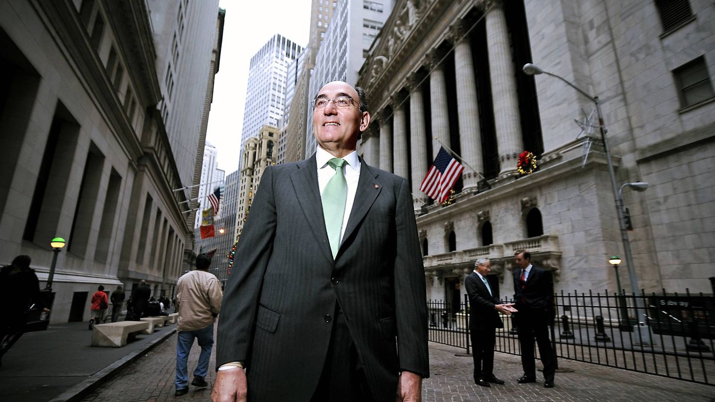 El presidente de Iberdrola, Ignacio Sánchez Galán, en Wall Street. (Reuters)