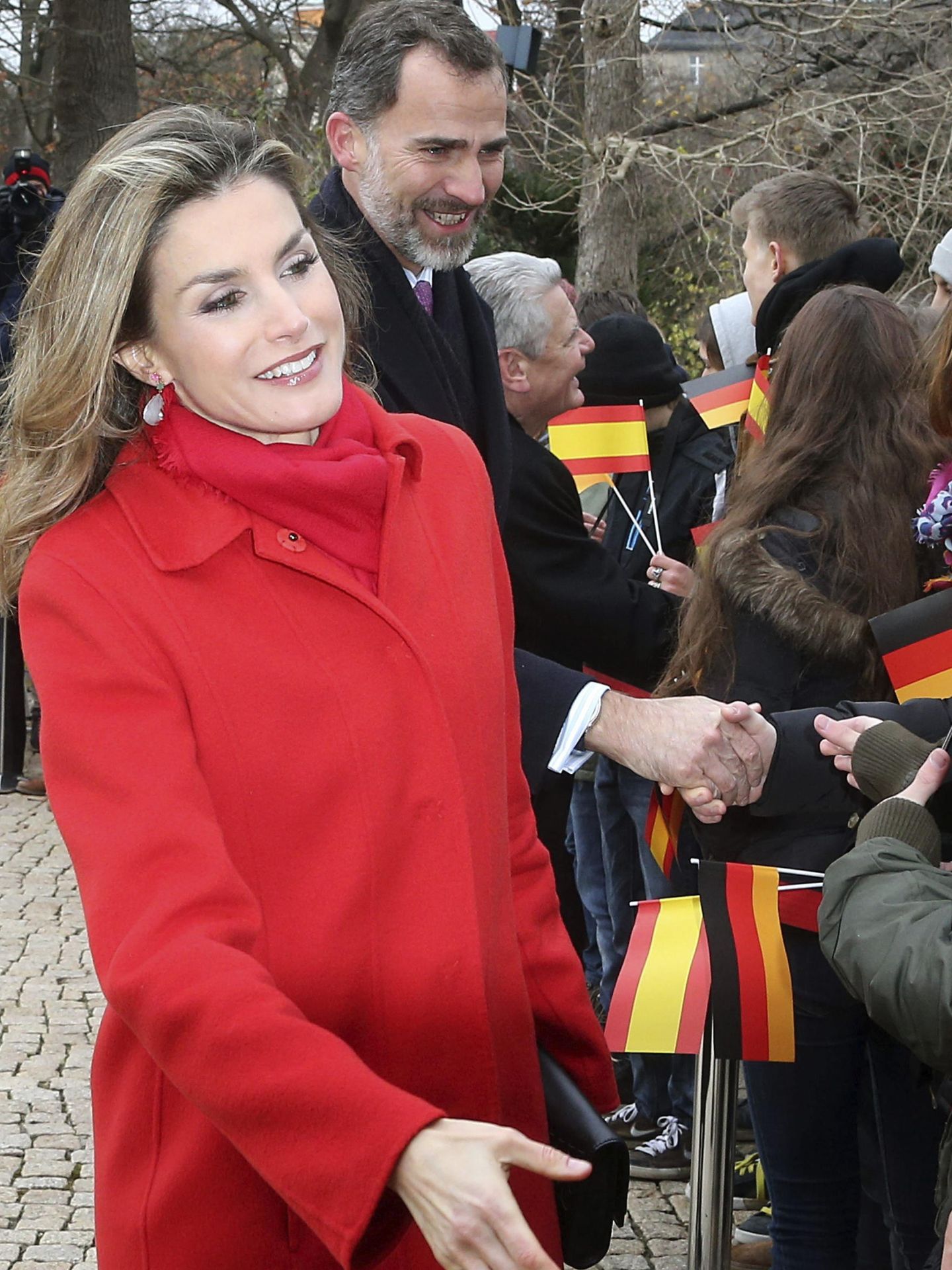 Felipe y Letizia, en su visita a Alemania en 2014. (EFE/Wolfgang Kumm)