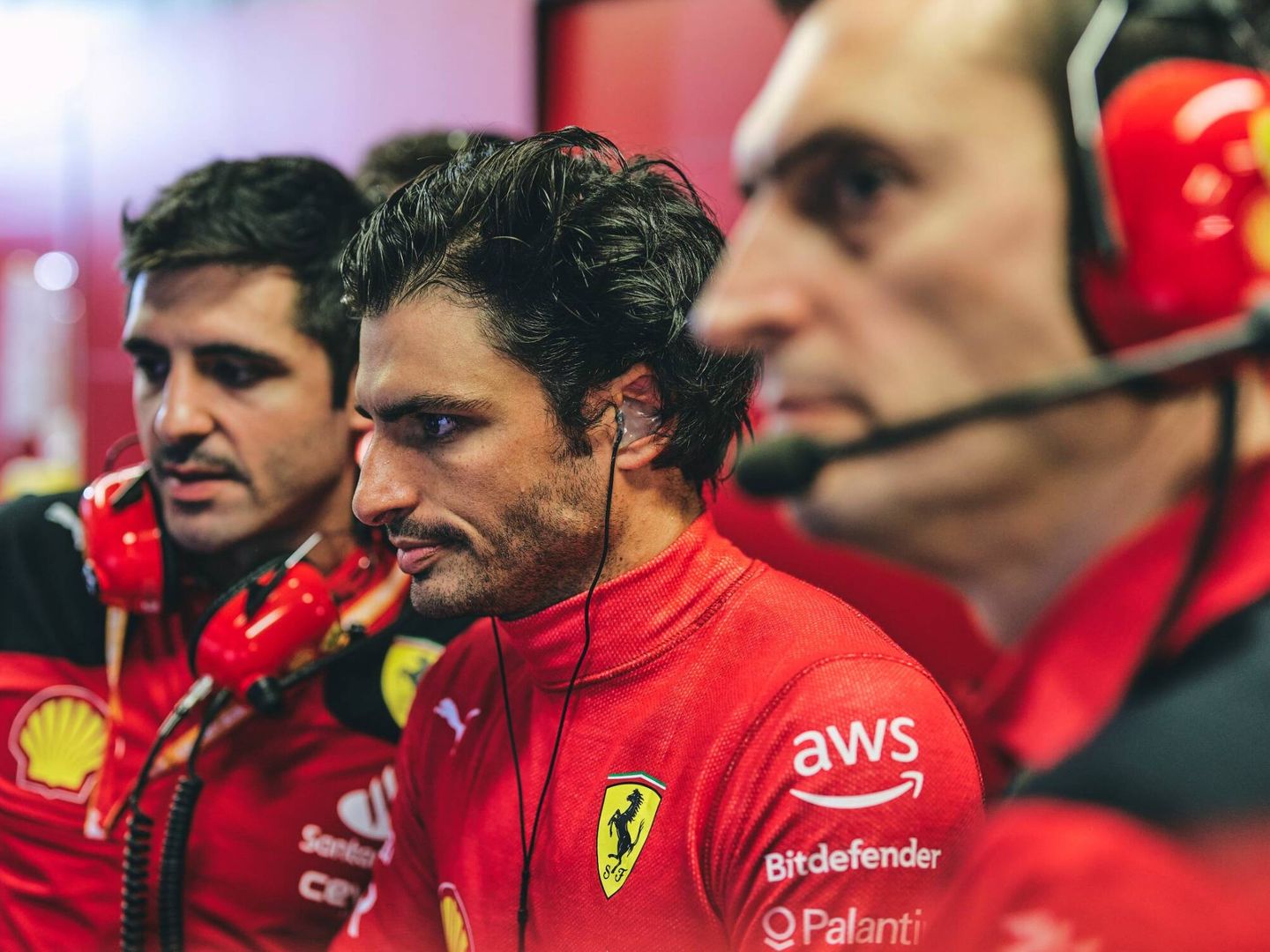 Carlos Sainz no evitó expresar su frustración. (Ferrari)