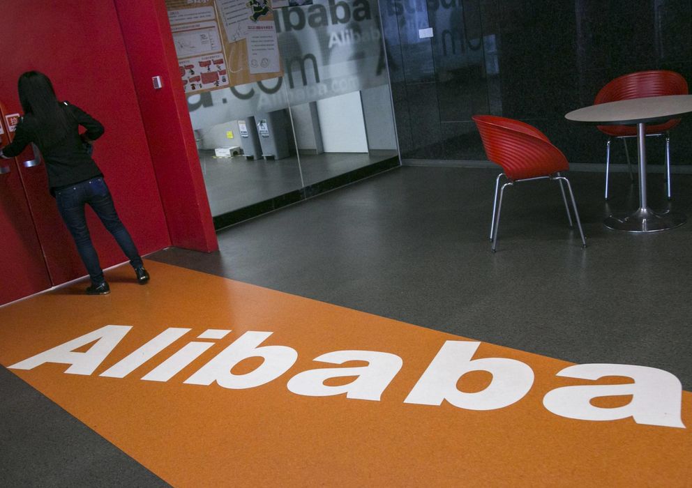 Foto: Logo de la empresa Alibaba (Reuters)