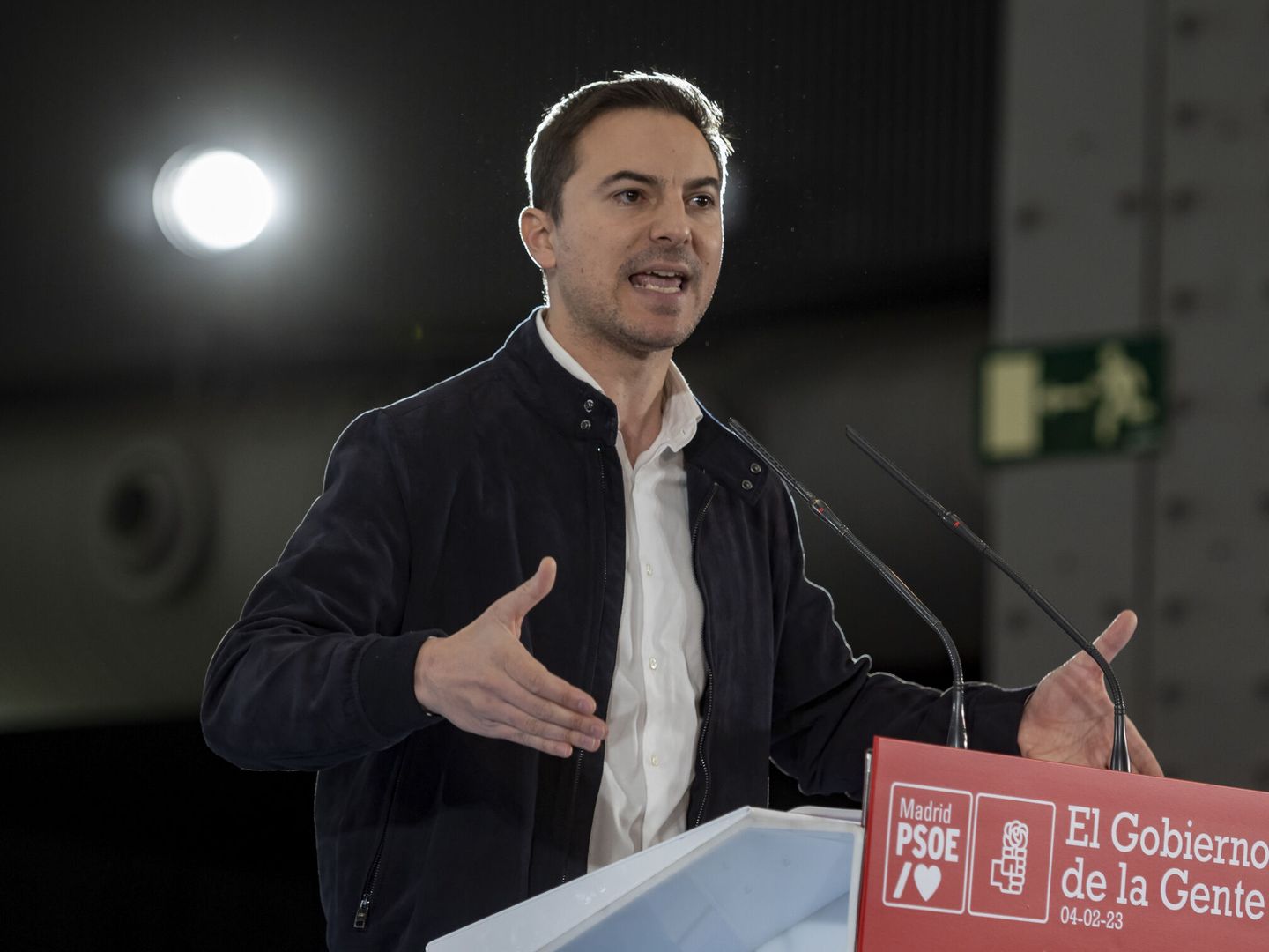 El candidato socialista a la presidencia de Madrid, Juan Lobato. (EFE/Fernando Villar) 