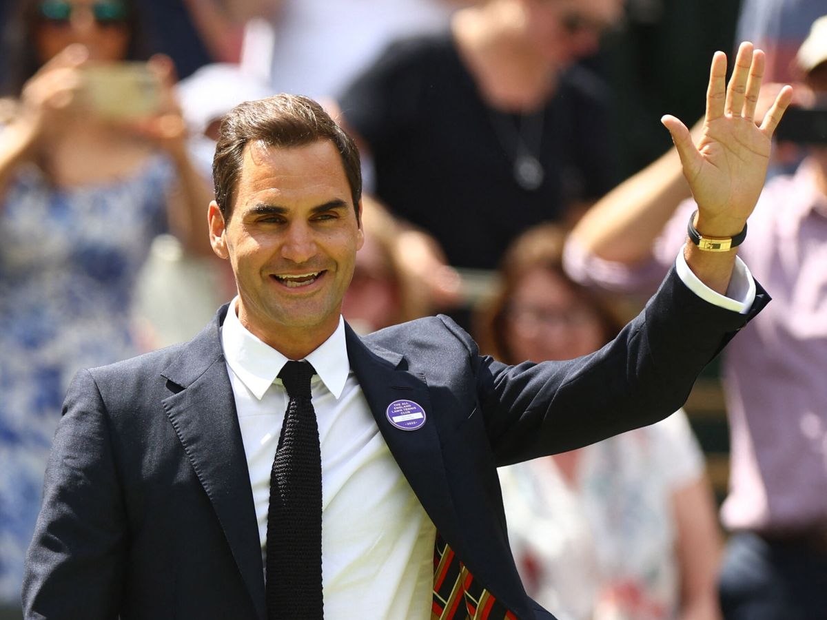 Foto: Federer, en la entrega de premios de 2022. (Reuters/Hannah Mckay)