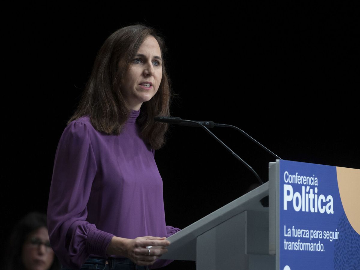 Foto: Belarra, en la Conferencia Política de Podemos. (EFE/Fernando Villar)