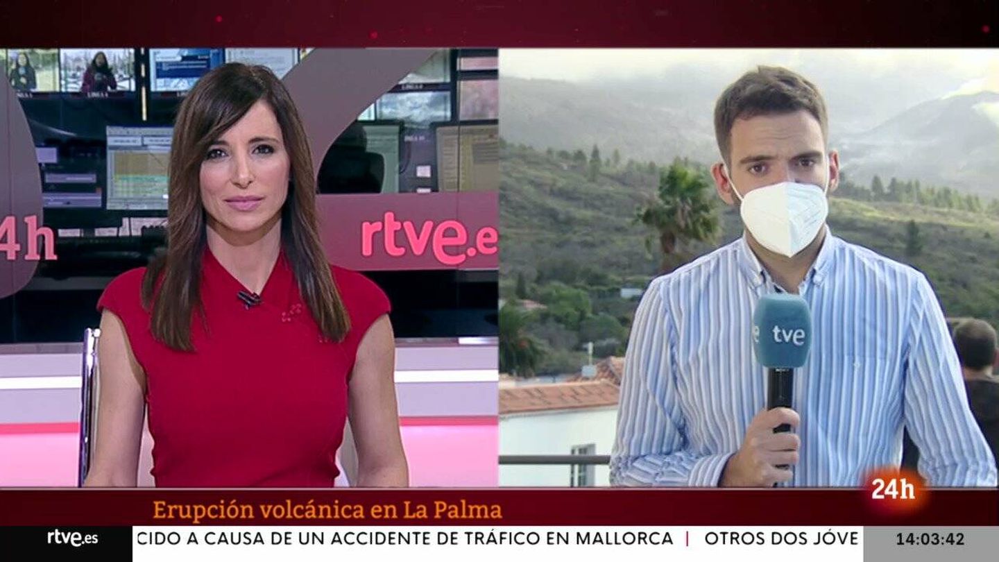 Asier Anzola, reportero del Canal 24 Horas. (RTVE)