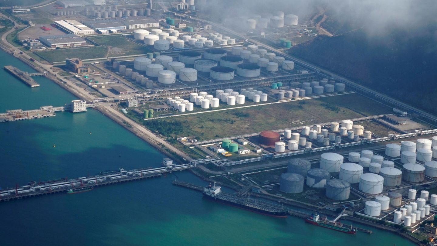 Depósitos de petróleo y gas en China. (Reuters)