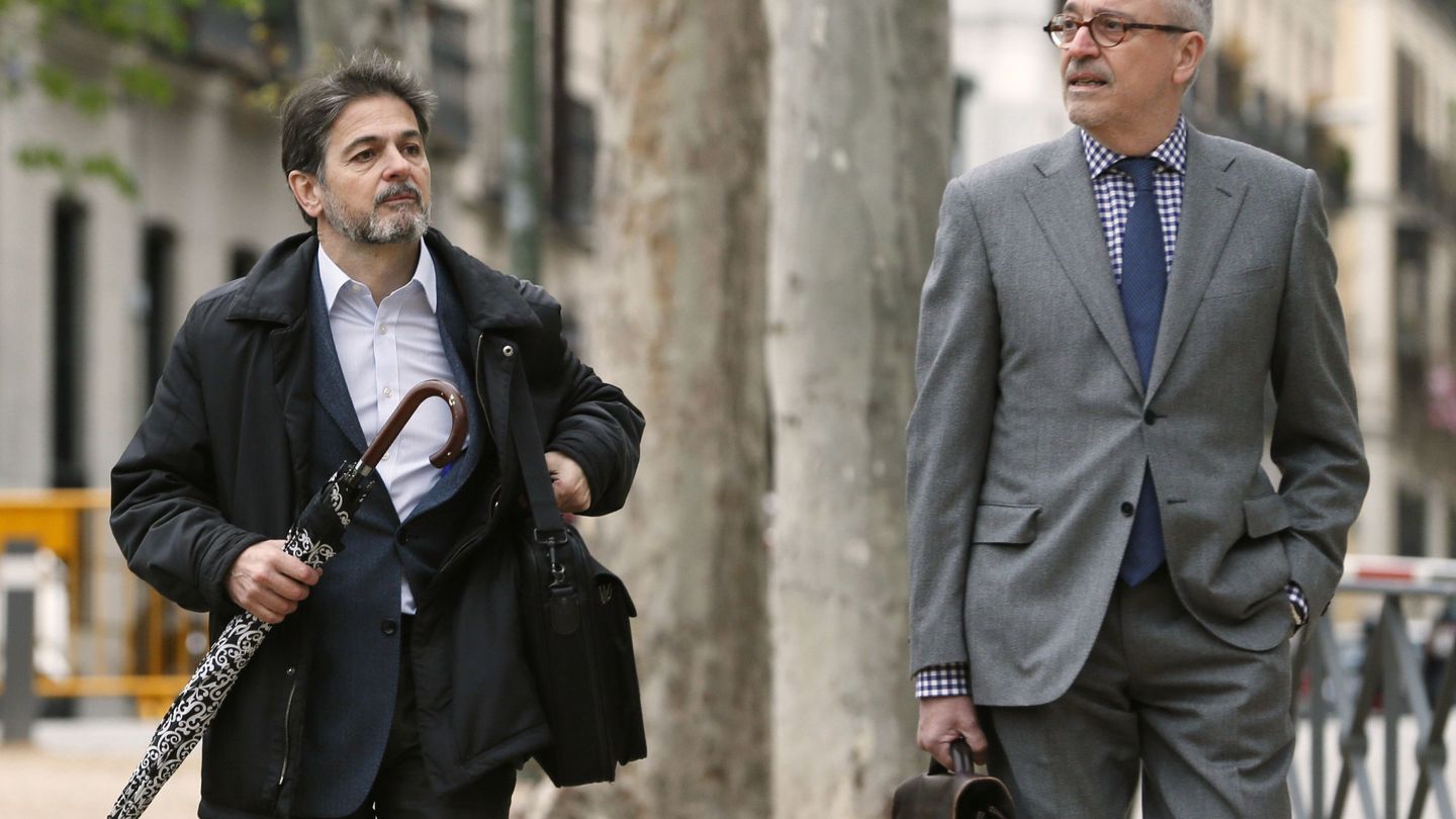 Xavier Melero acompaña a Oriol Pujol Ferrusola como abogado. (EFE)