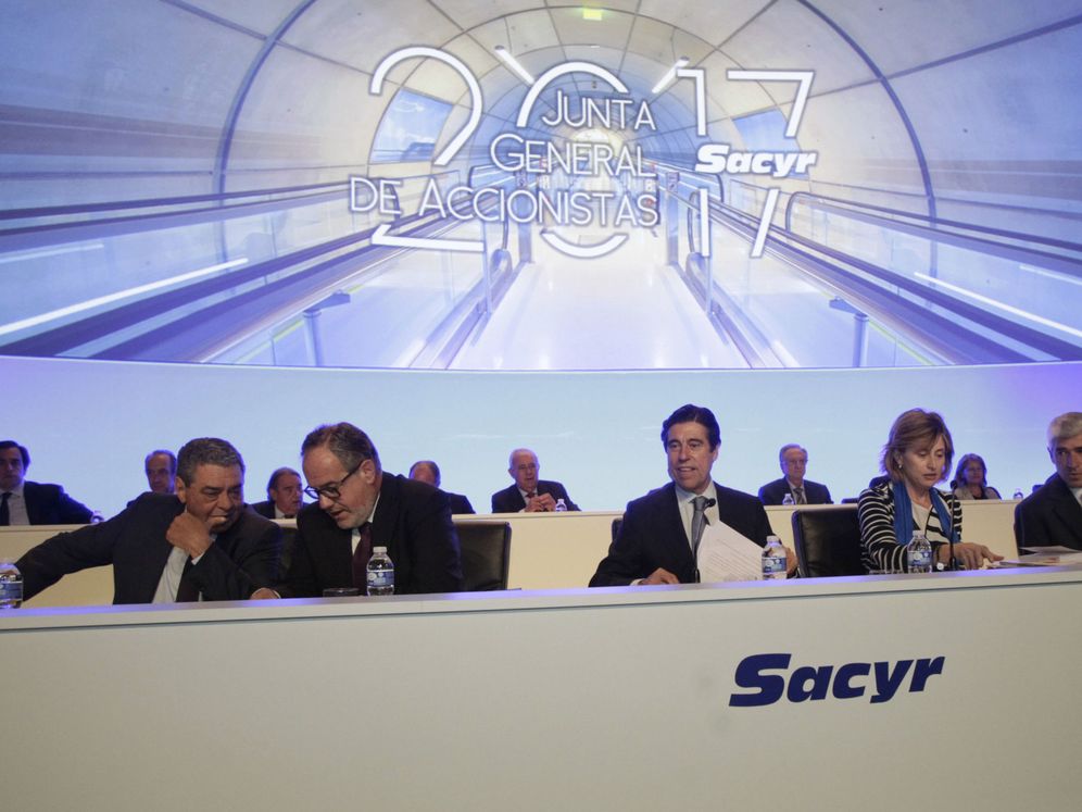 Foto: Junta de accionistas de Sacyr, en una imagen de archivo. (EFE)