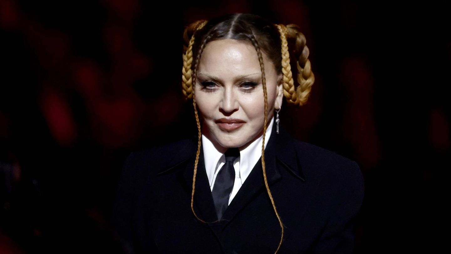 Madonna en los Premios Grammy de 2023. (Getty)