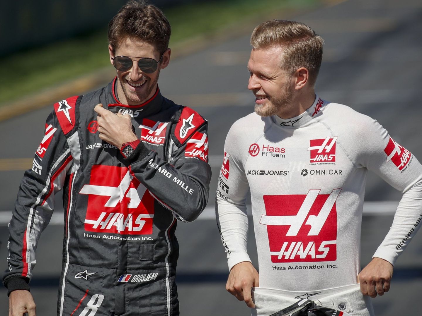 Grosjean y Magnussen: dos pilotos difíciles de llevar. (EFE)