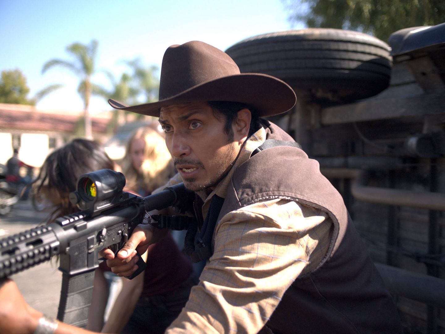 Tenoch Huerta es Juan, el protagonista de 'La purga: infinita'. (Universal)