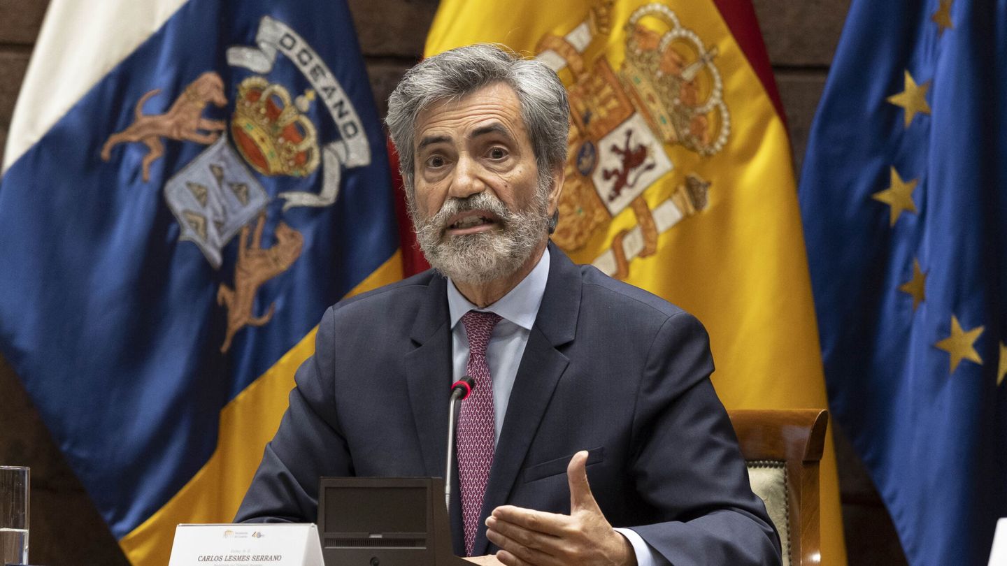 El presidente del Tribunal Supremo y del CGPJ, Carlos Lesmes Serrano. (EFE/Miguel Barreto)