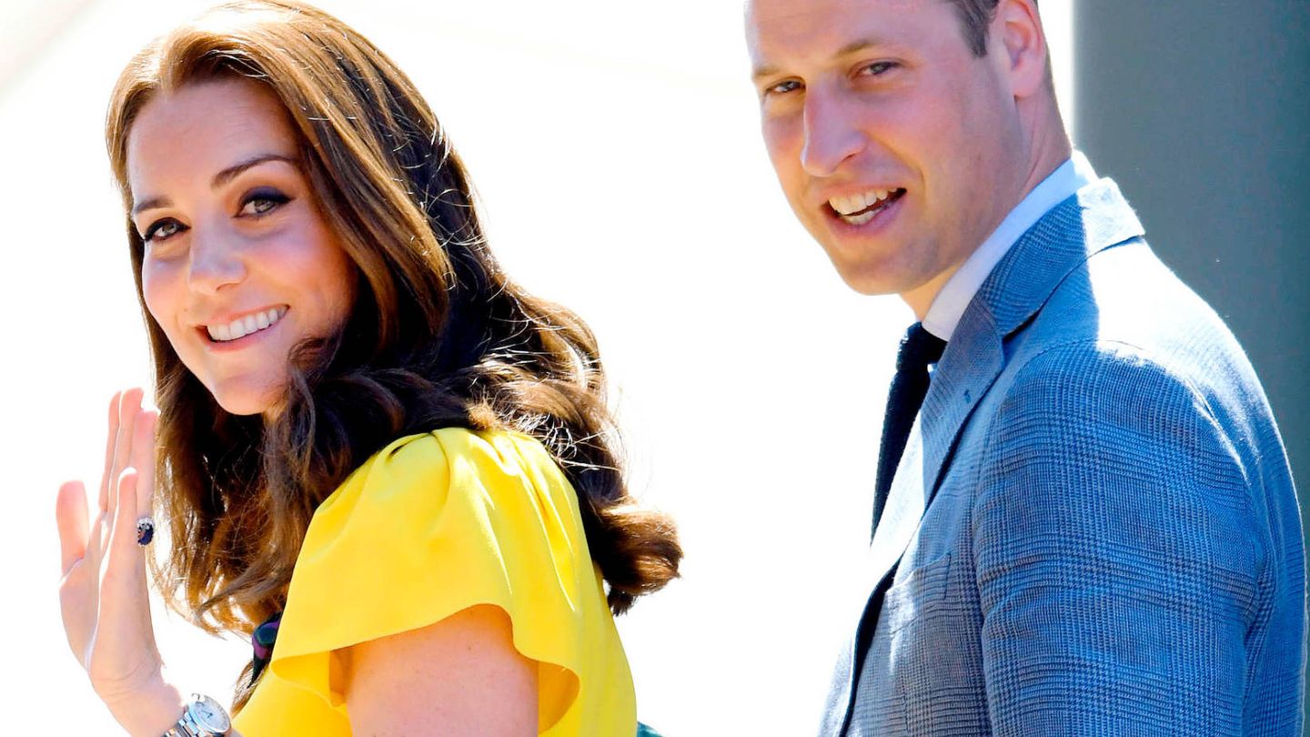 Kate Middleton y el príncipe Guillermo en una foto de archivo.  (Getty)