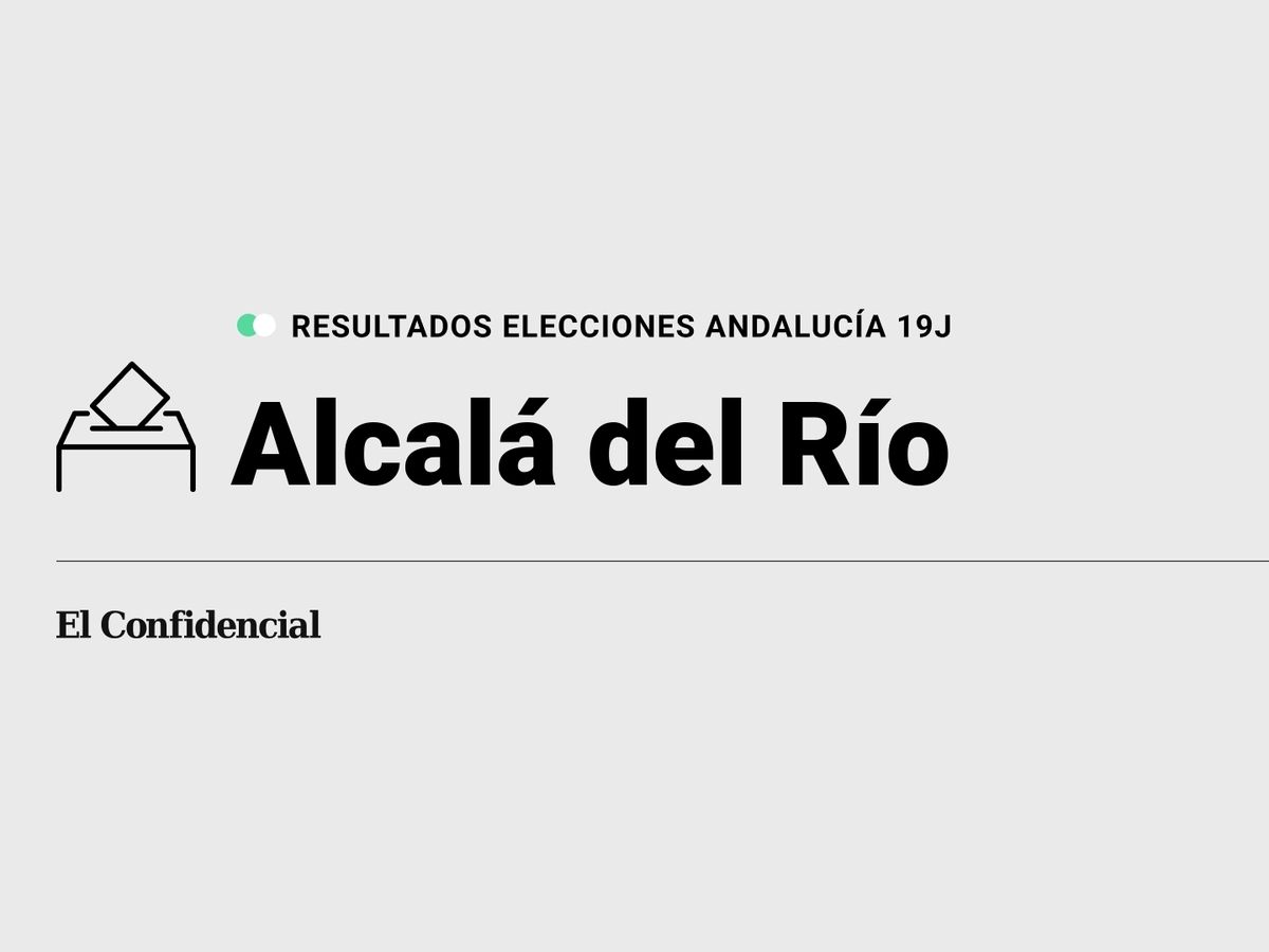 Foto: Resultados en Alcalá del Río, Sevilla, de las elecciones de Andalucía 2022 este 19-J (C.C./Diseño EC)