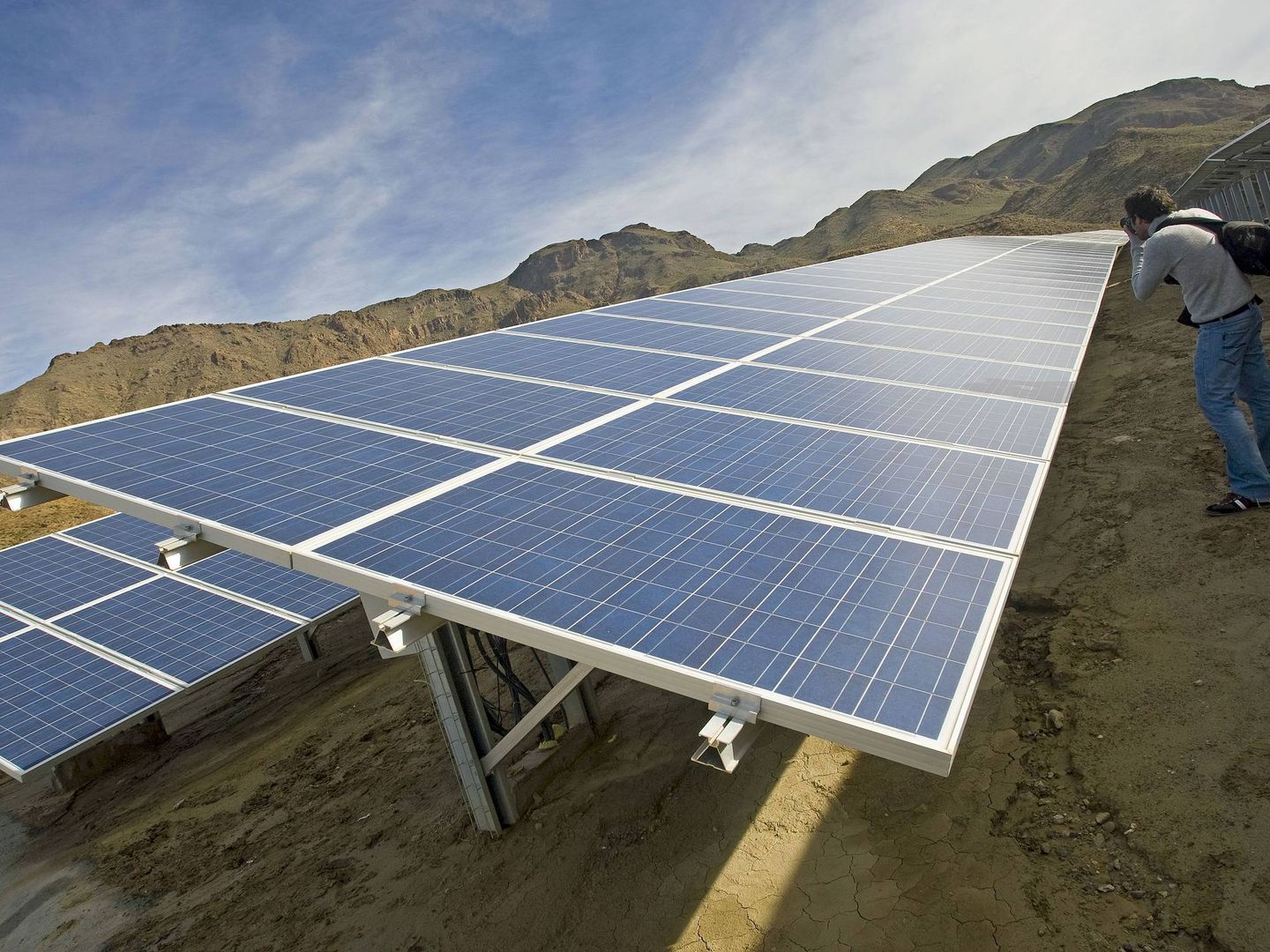 Imagen de una planta solar fotovoltaica. (EFE)