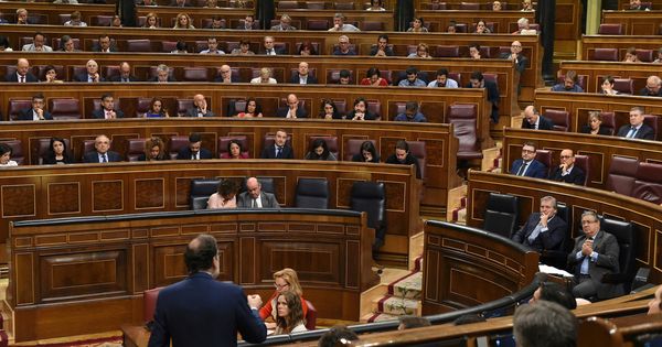 Foto: Sesión de control al gobierno de Mariano Rajoy. (EFE)