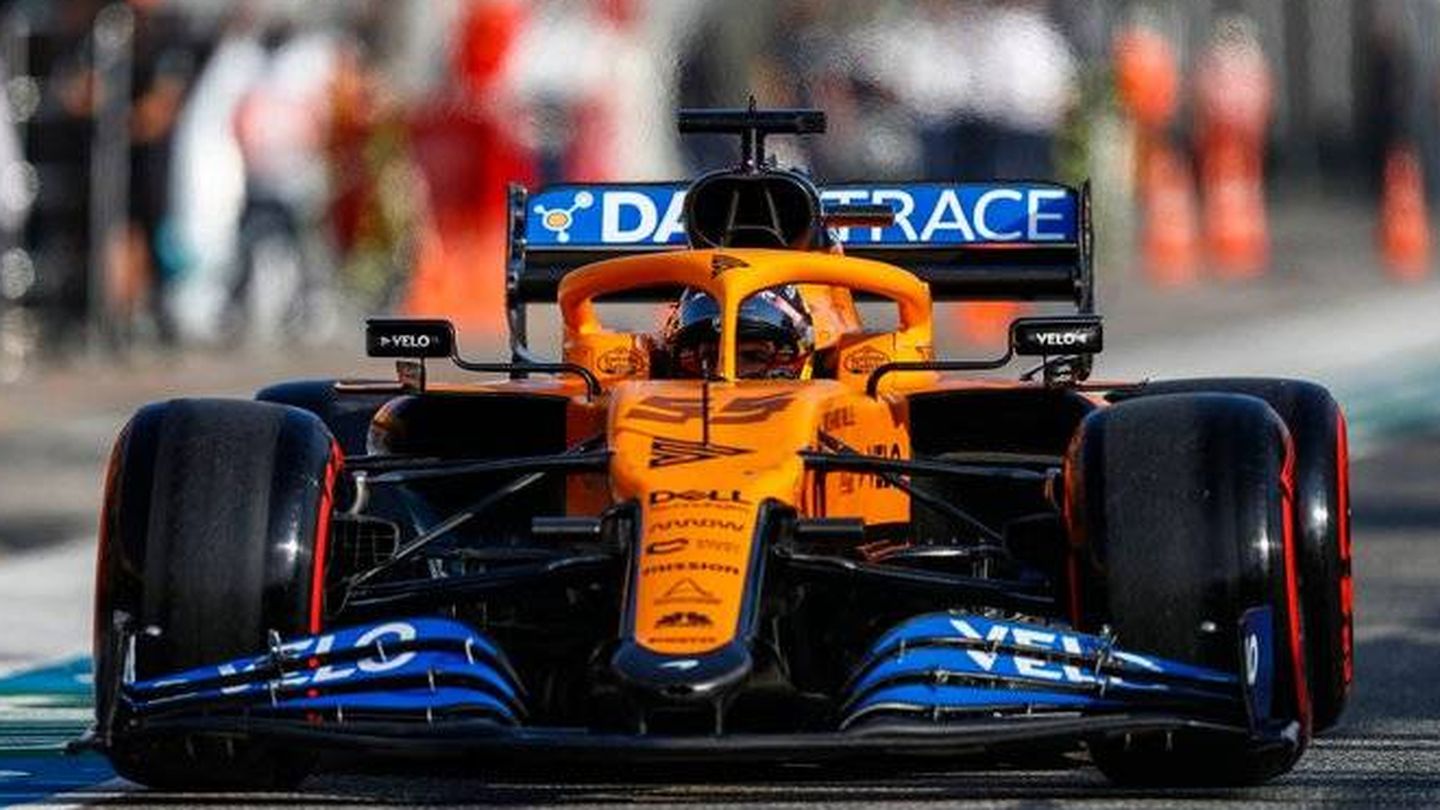 Sainz y McLaren intentaron utilizar las paradas en boxes para adelantar ante la complicada configuración de Imola. (McLaren)