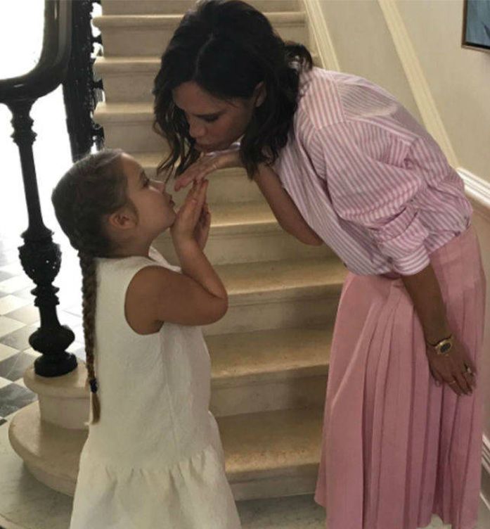Victoria Beckham junto a su hija Harper en una imagen de archivo. (Instagram)